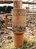 Rust Cattle Drive Tumbler
