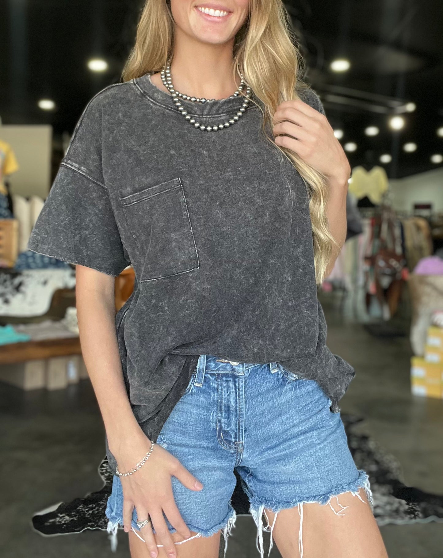 The Tilley Top *Ash Black