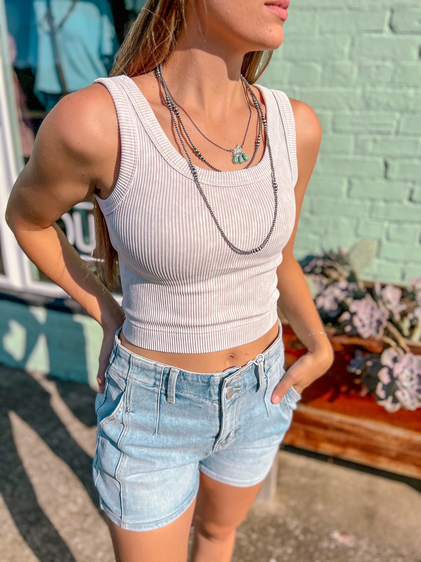 The Zadie Tank *Bone