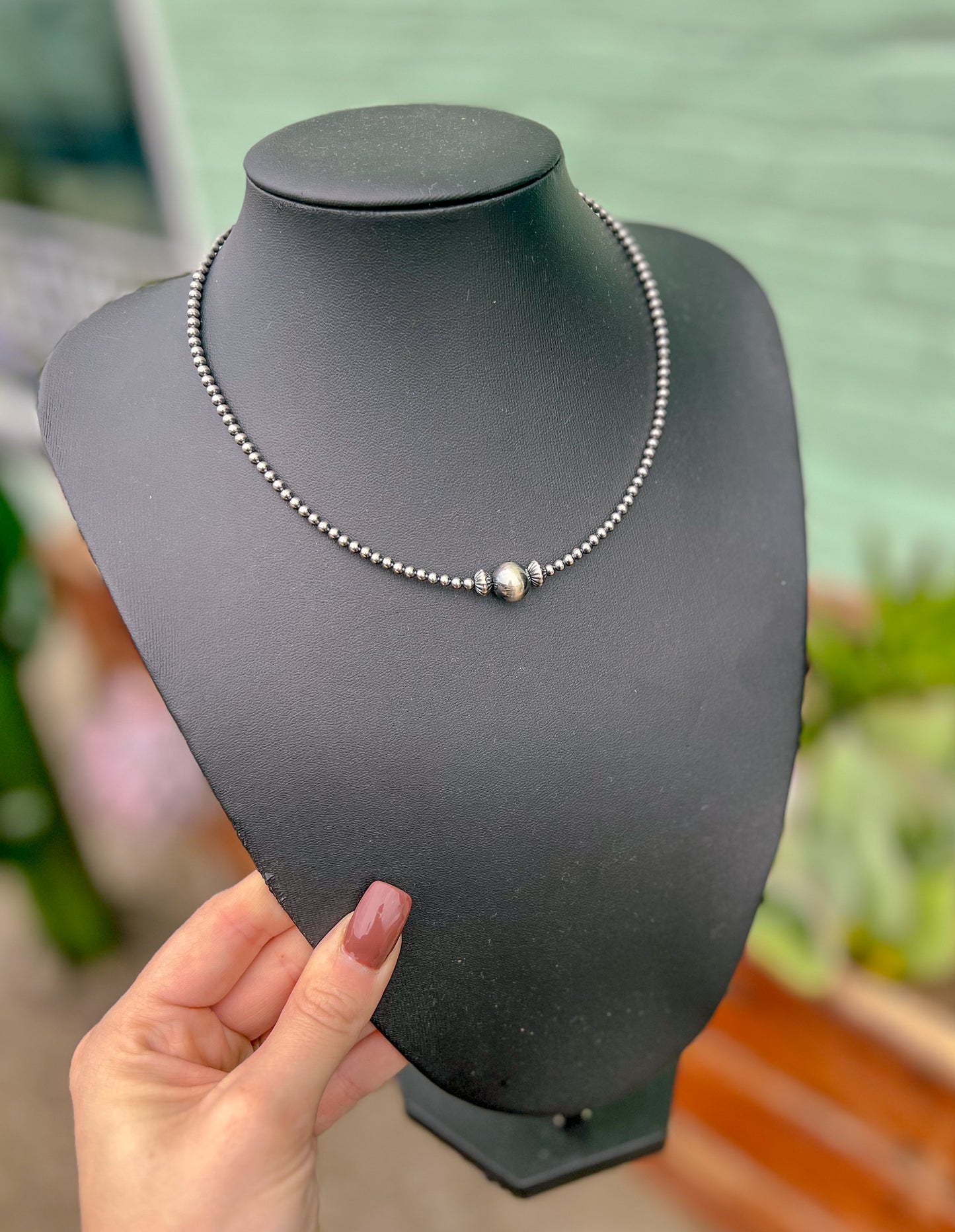 14” 3mm Sterling Silver Pearls