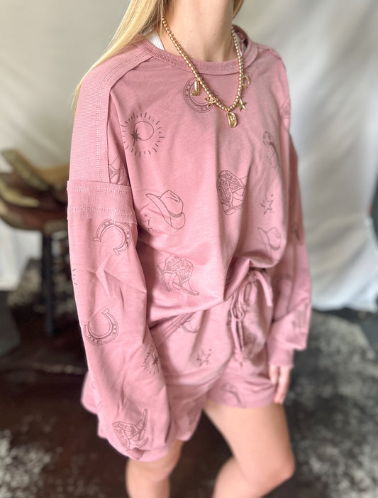 Keepin' it Western Set *Mauve