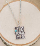 Western Initial Necklace