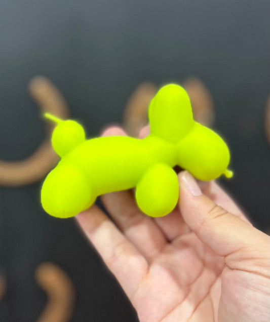 Neon Balloon Dog Squishy