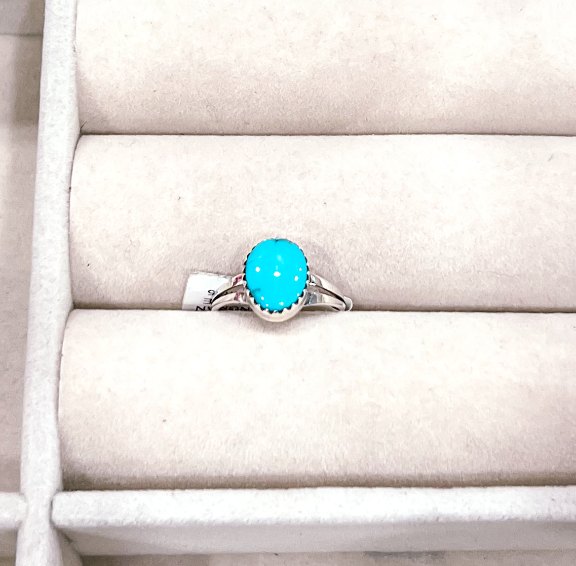 SS Kingman Turquoise Ring