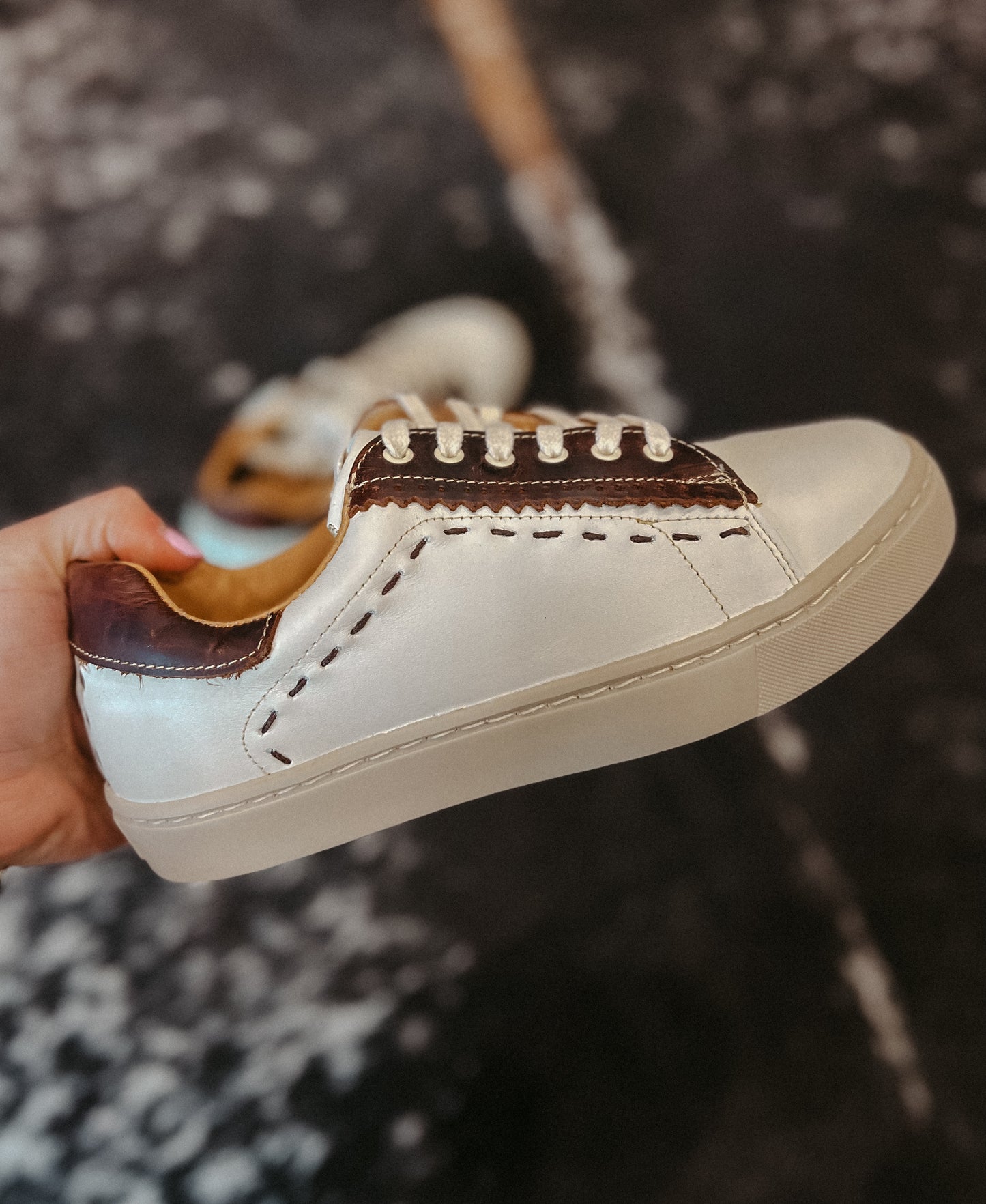 Aimee Leather Sneakers