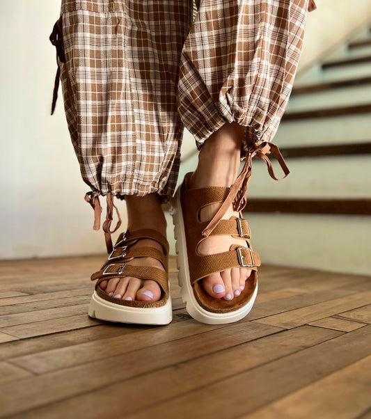 The Plaza Buckle Sandal