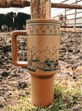 Rust Cattle Drive Tumbler