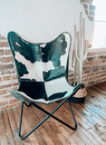 Cowhide Butterfly Chair *Black