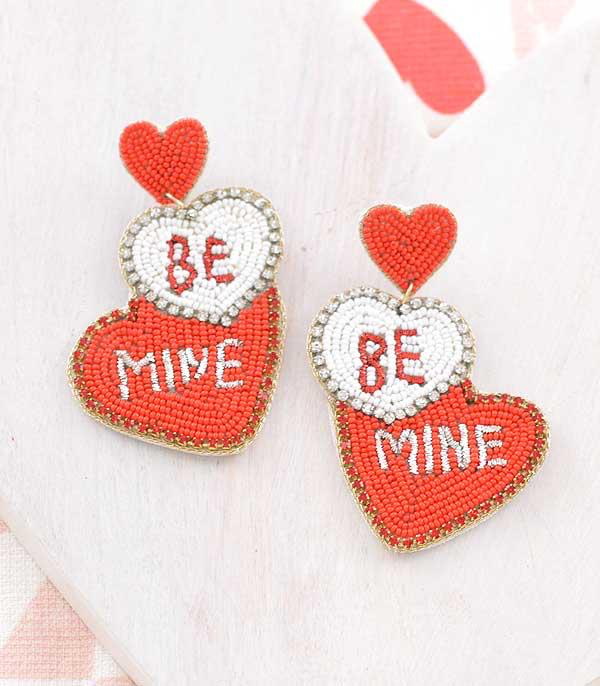 Be Mine Heart Earrings
