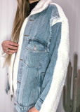 Denim Front Sherpa Jacket