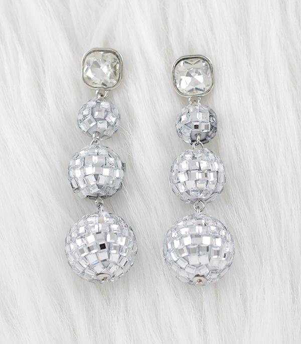 Disco Ball Earrings