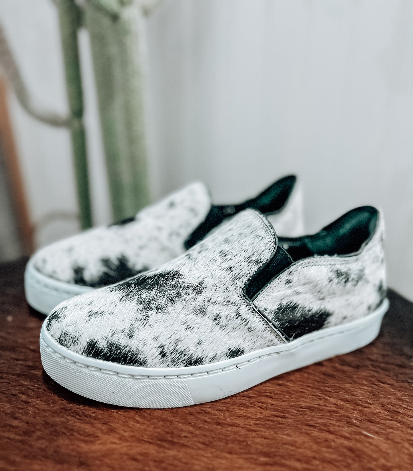 Utah Cowhide Sneaker Salt & Pepper