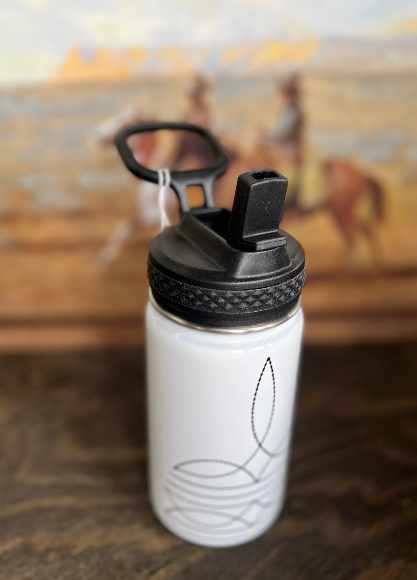 Boot Stitch Tumbler *Spill Proof Lid
