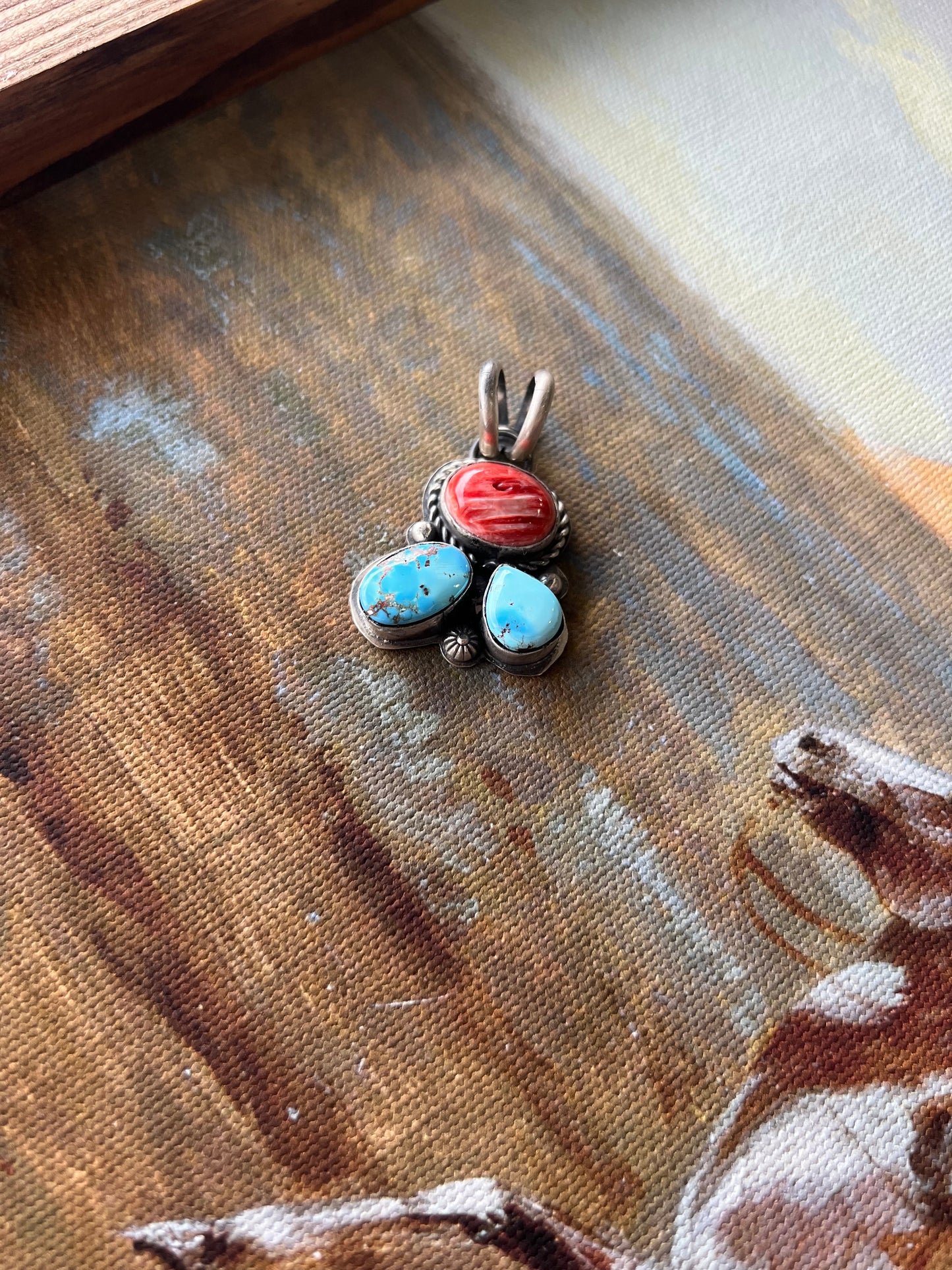 The Reba 3 Stone Pendant