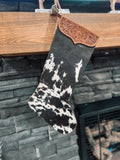 Cowhide & Tooled Stocking