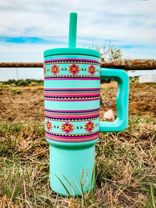 Cowkid Aztec 24oz Tumbler