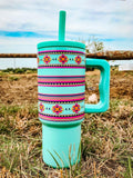 Cowkid Aztec 24oz Tumbler