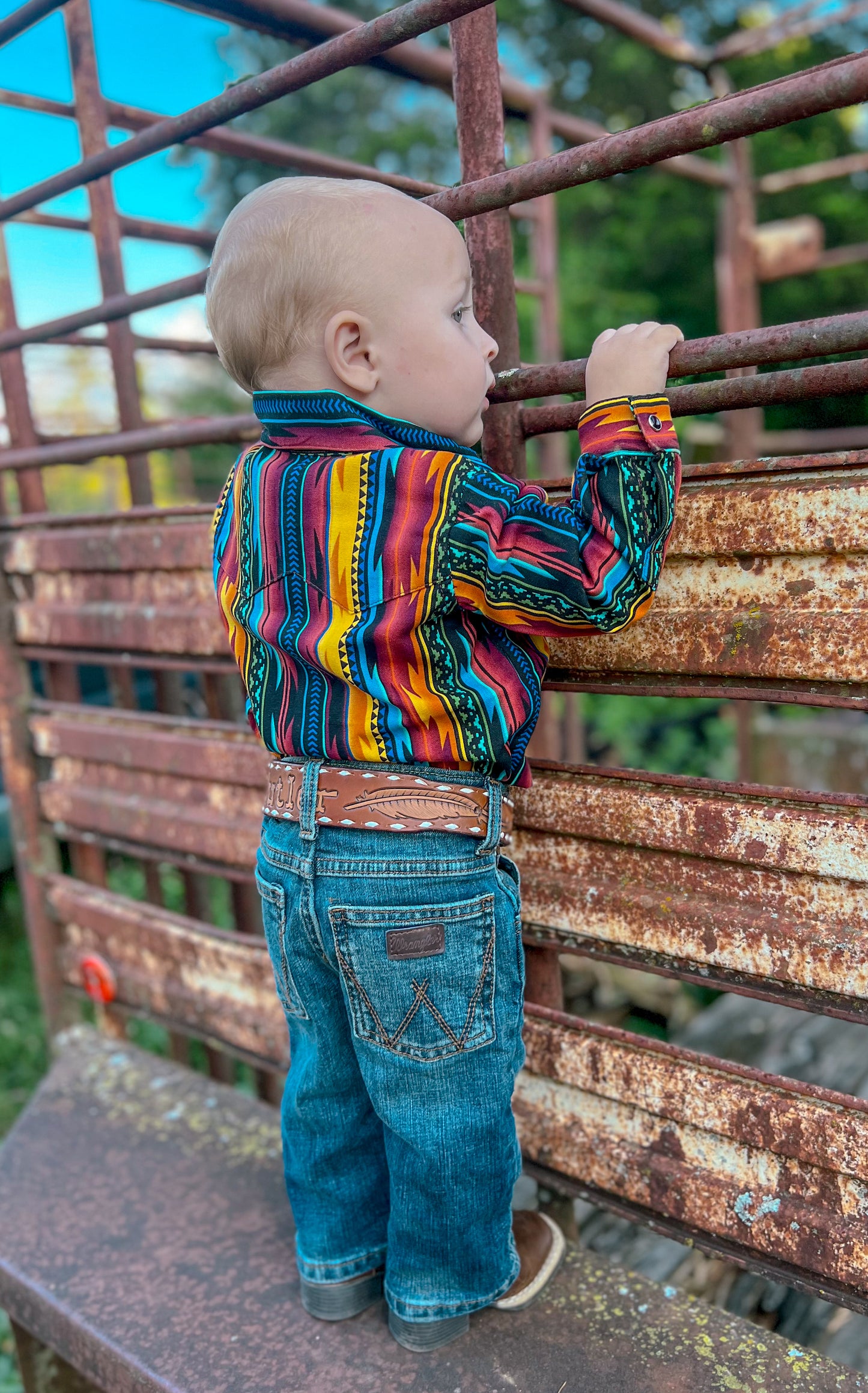Kids Waddie Button Up