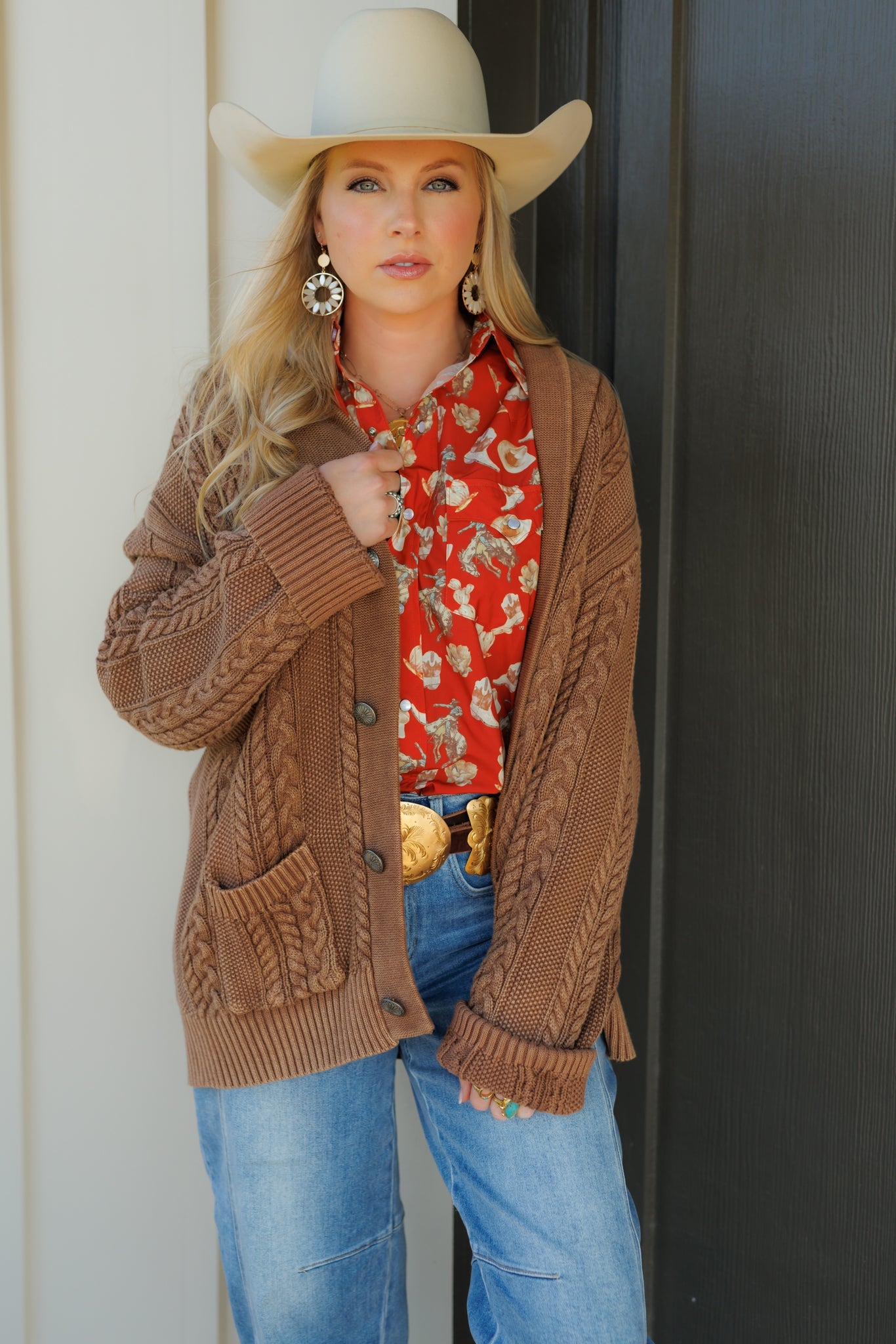 The Winsley Concho Button Cardigan