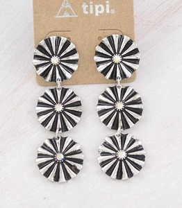 Concho Drop Earrings