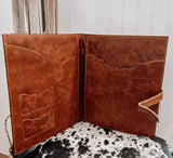 Cowhide & Tooled Leather Planner