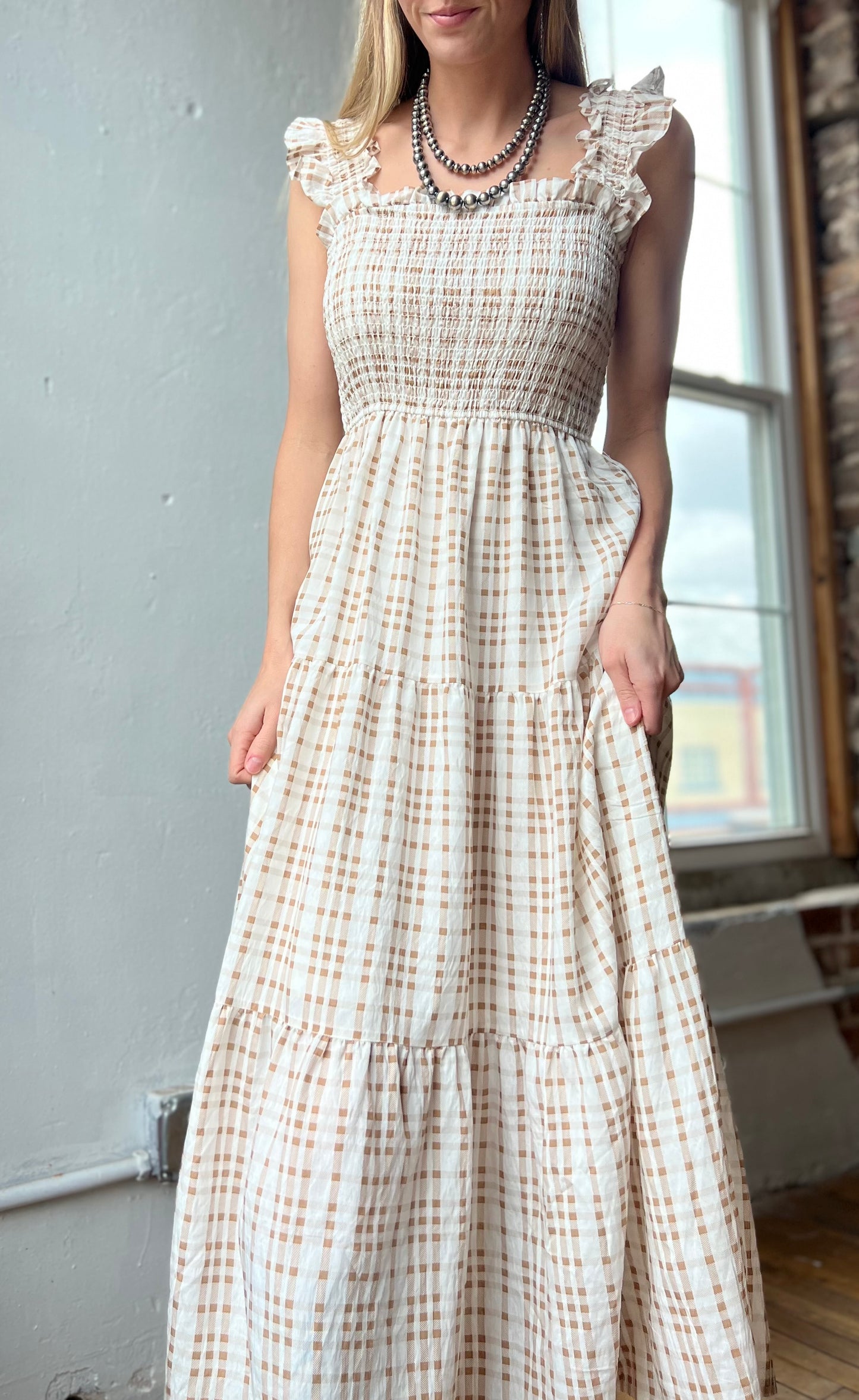 The Golden Hour Midi Dress