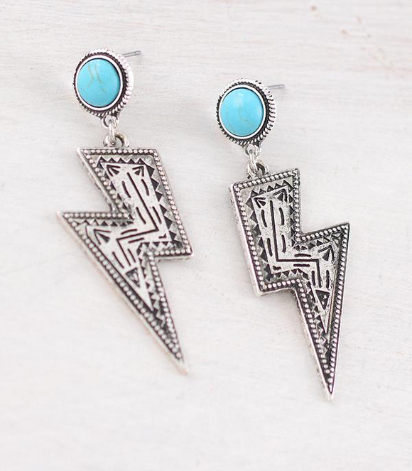 Aztec Bolt Earrings