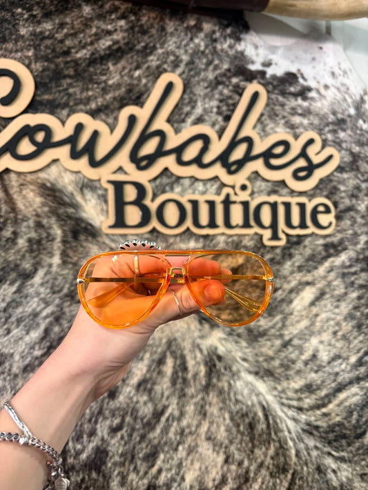 Oversized Retro Frame Sunglasses