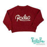 Red Rodeo Sweater- Toddler/Kids