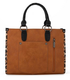 Wrangler Leopard Small Tote/Crossbody *Brown