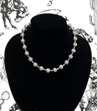Silver Ball Bead Necklace * Large