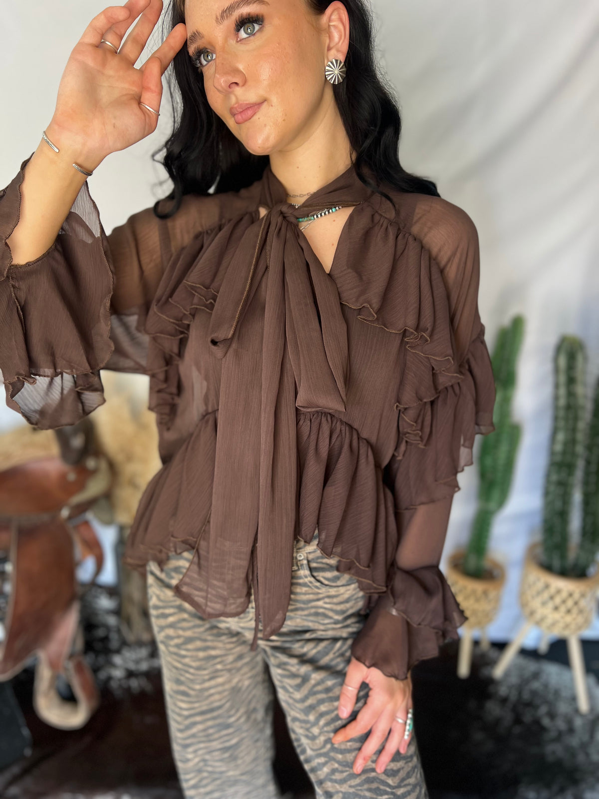 The Wild Mare Top *Mocha