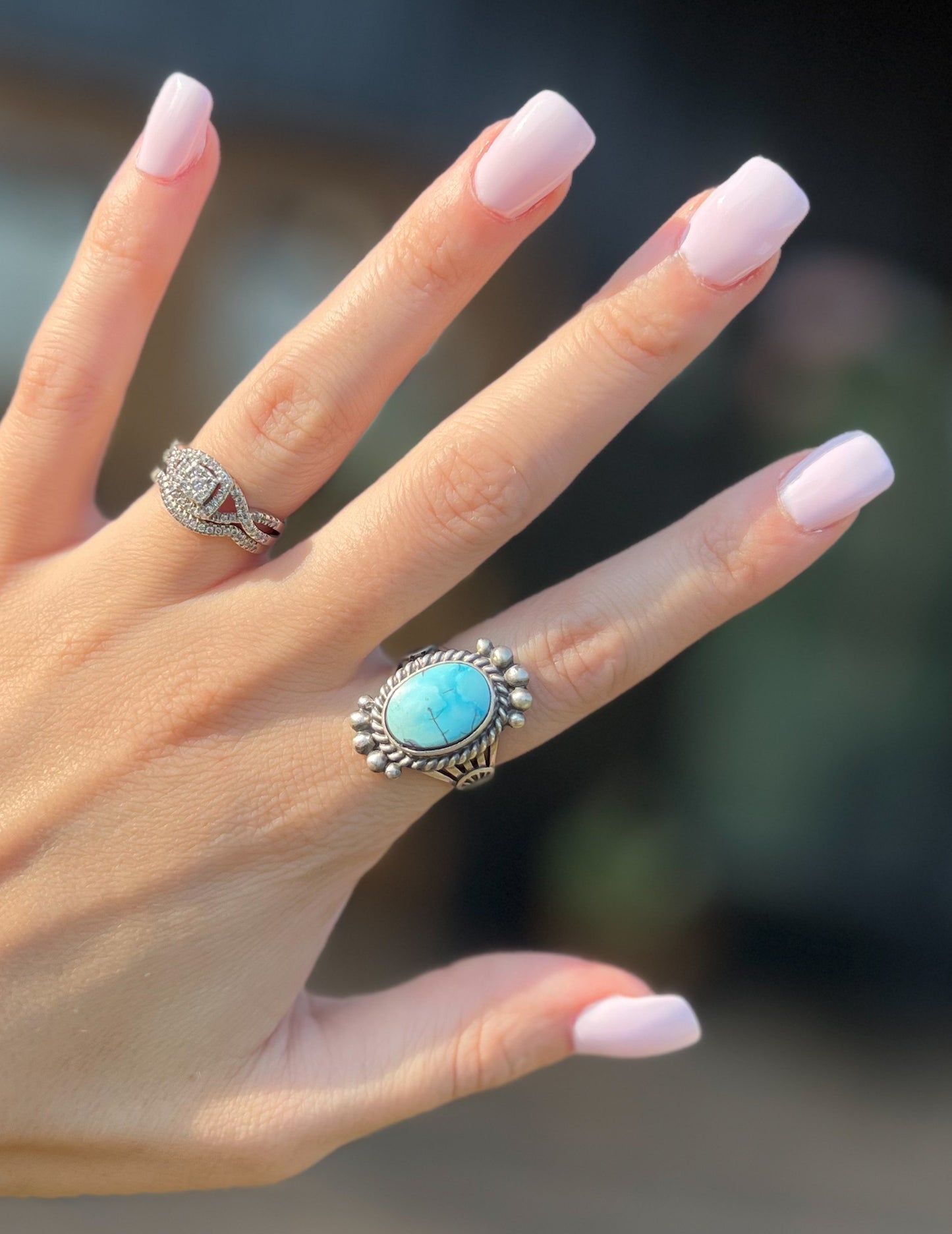 Golden Hills Turquoise Ring *Size 7