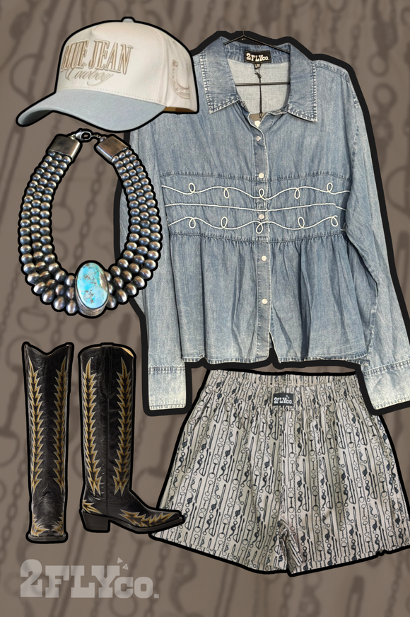 Loopty Lou Long Sleeve *Denim