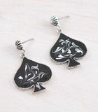 Ace Of Spades Earrings