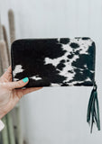 Black & White Cowhide Wallet