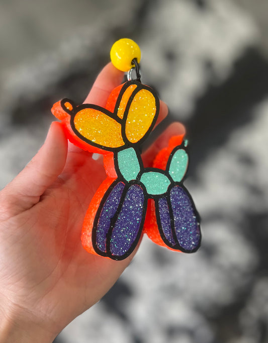 Balloon Dog Colorful- Bahama Mama