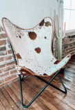 Cowhide Butterfly Chair *Brown/Red