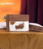 Trinity Ranch Cowhide Key Ring Card Case