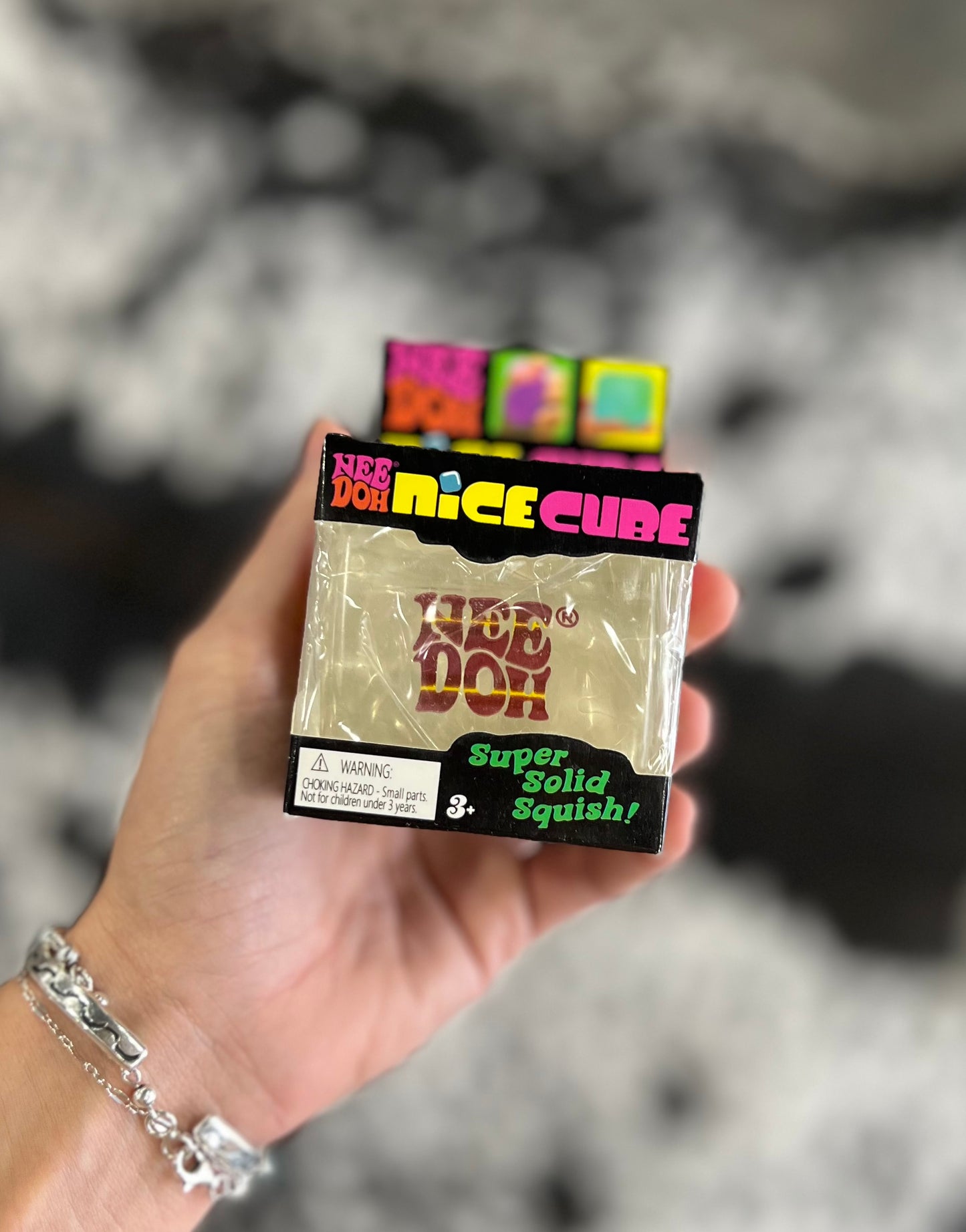 Clear Ice Cube Squishy