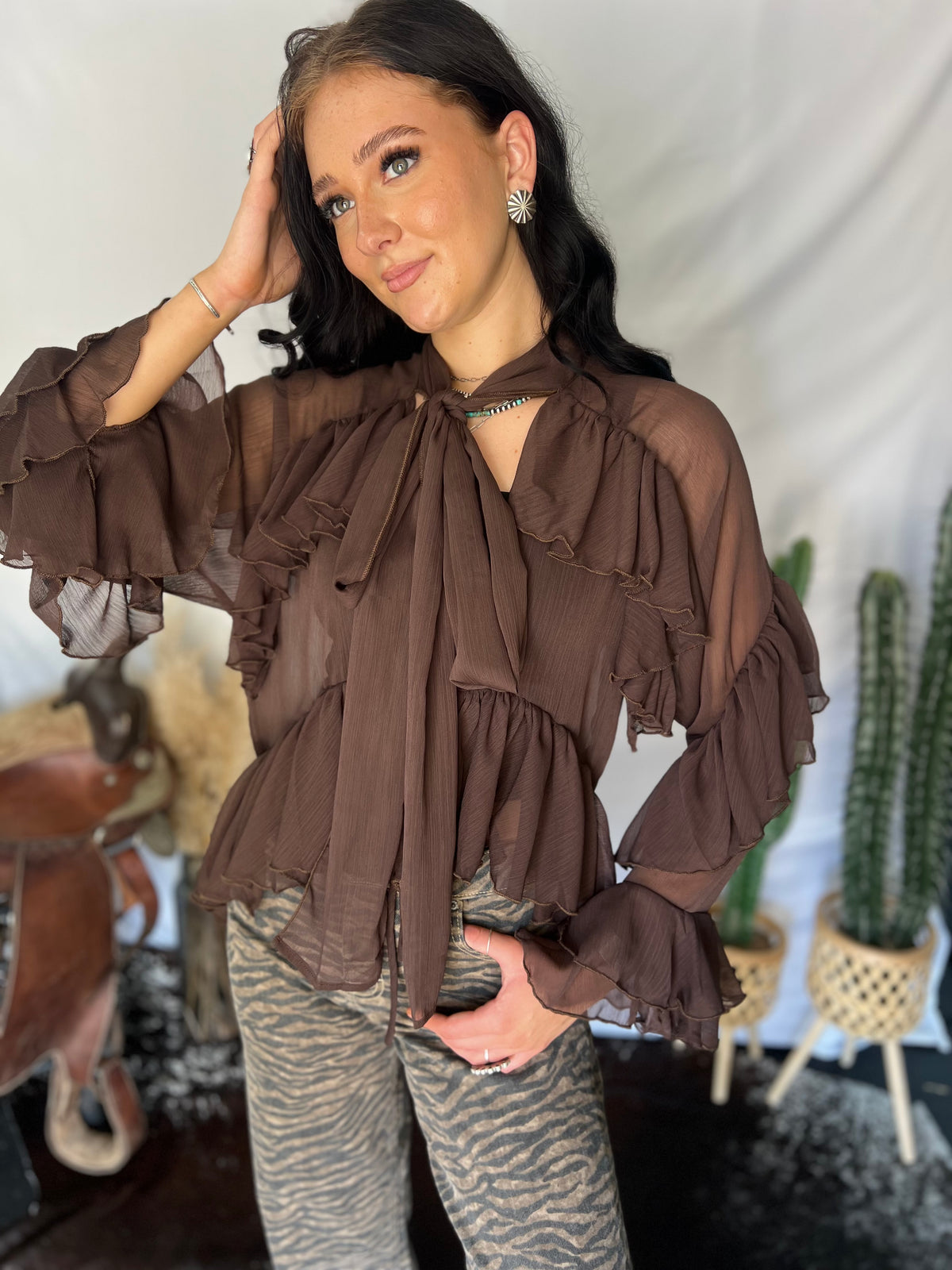 The Wild Mare Top *Mocha
