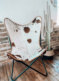 Cowhide Butterfly Chair *Brown/Red