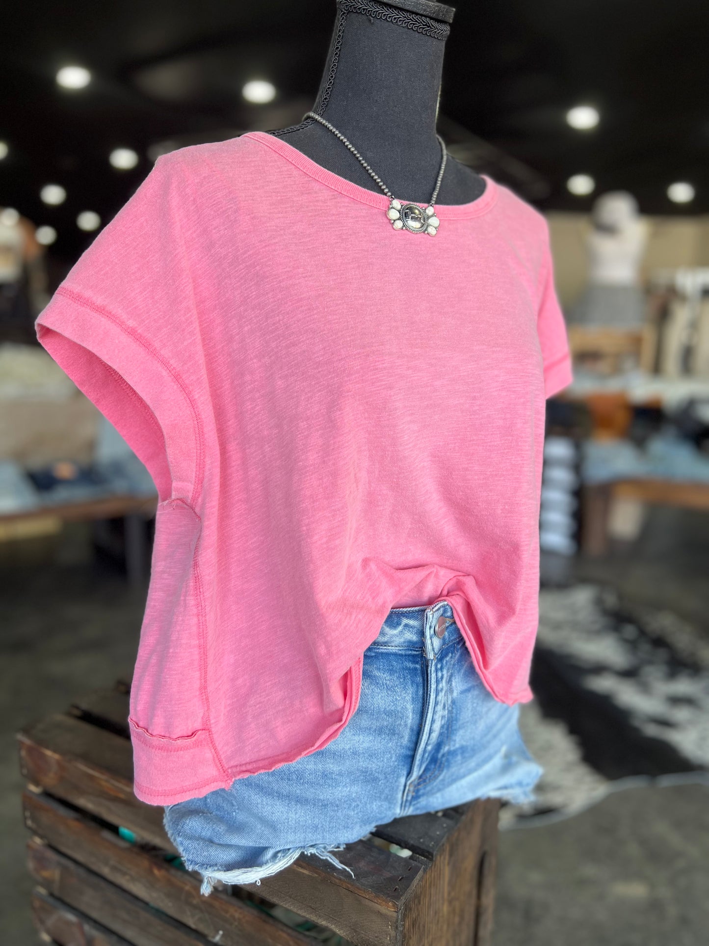 Crossover Top *Pink