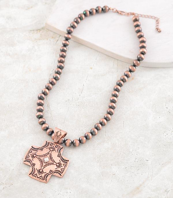Aztec Cross Navajo Necklace