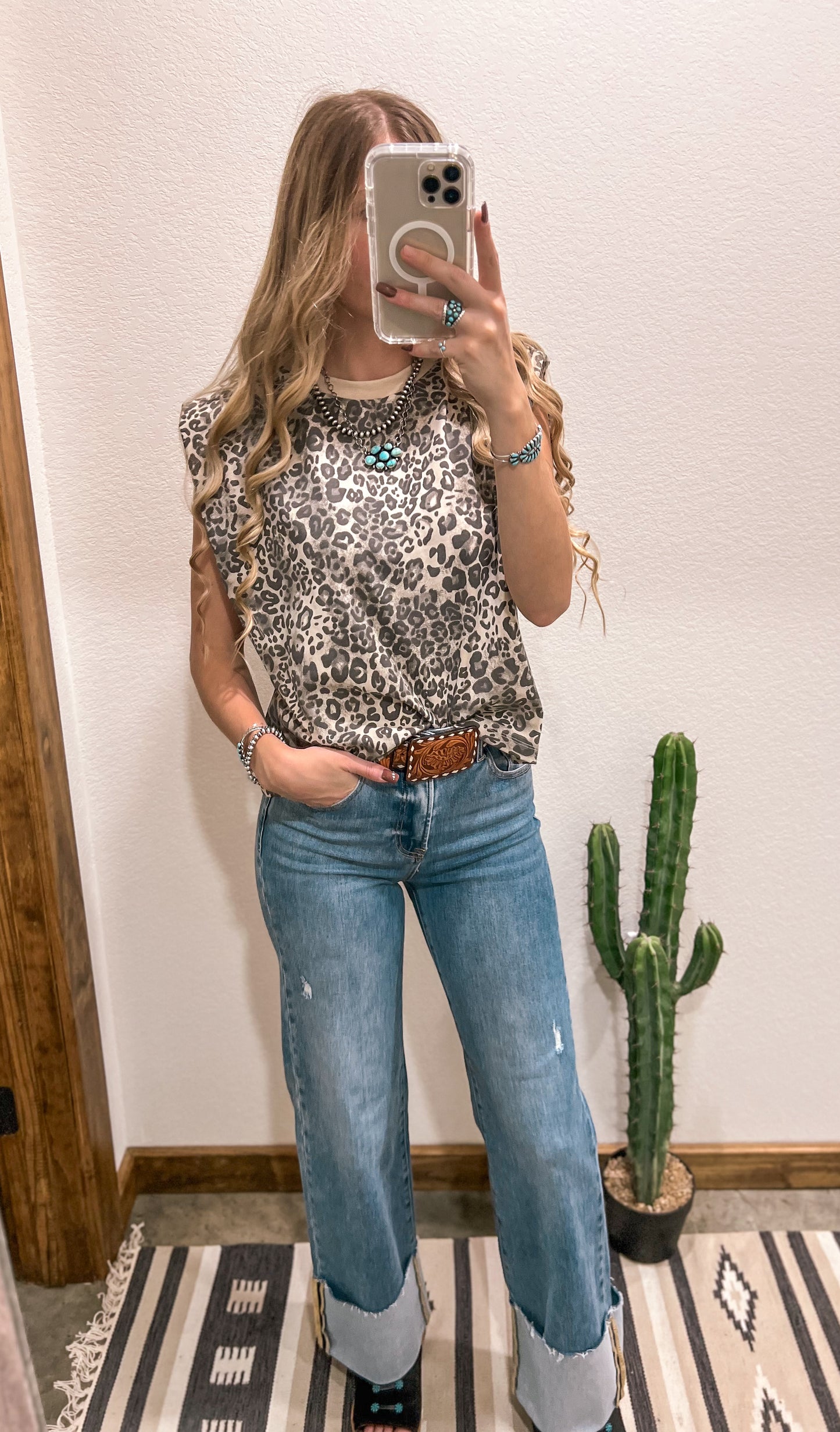 Leopard Dreams Top