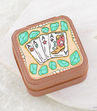 Cards Mini Travel Jewelry Box