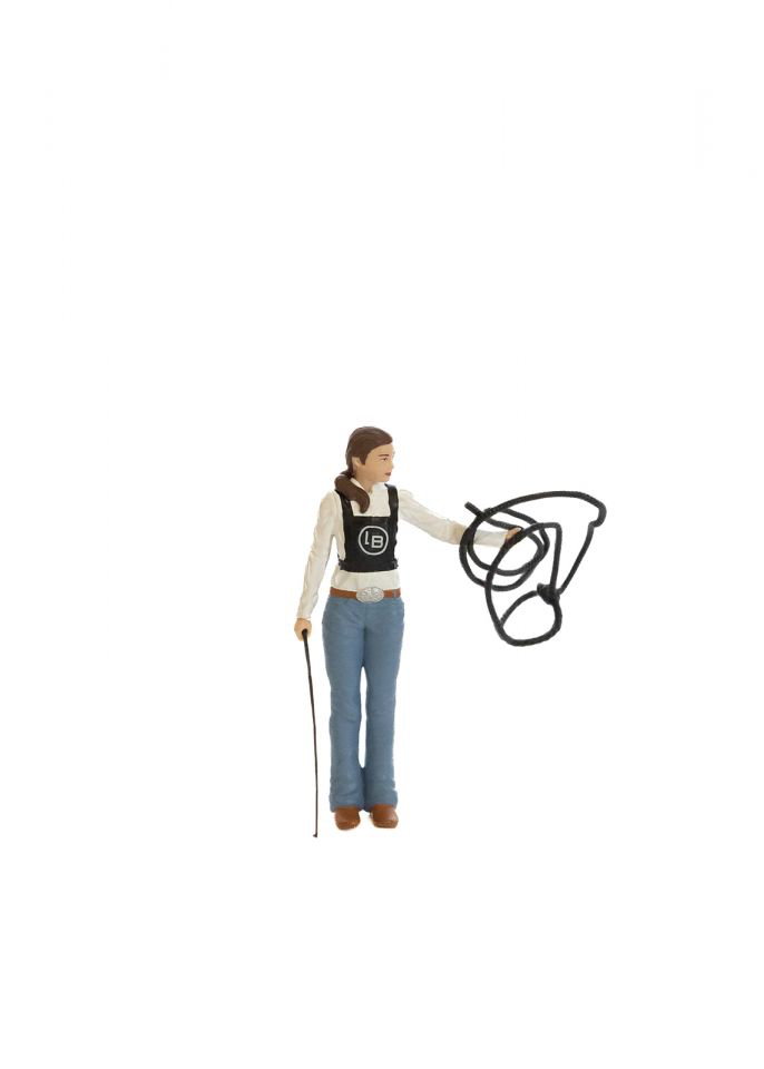 Cattle Showman Kit: Girl Figurine & Rope Halter