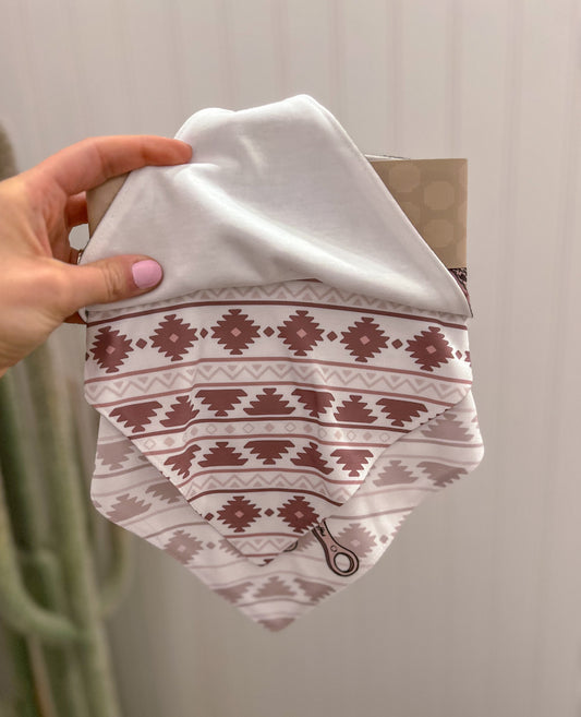 Vintage Cowgirl Bib Set