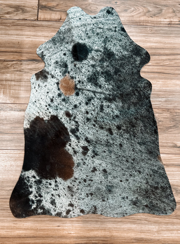 Black/White Calf Rug