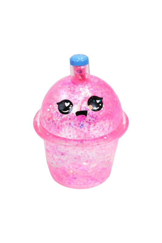 Boba Glittery Maltose Squishy